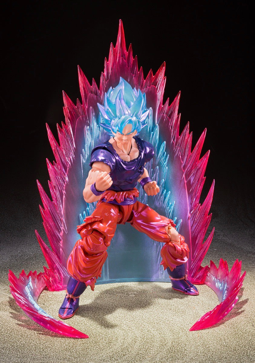 DRAGONBALL SUPER SH FIGUARTS SUPER SAIYAN GOD SUPER SAIYAN SON GOKU KAIO-KEN - Event Exclusive Color Edition