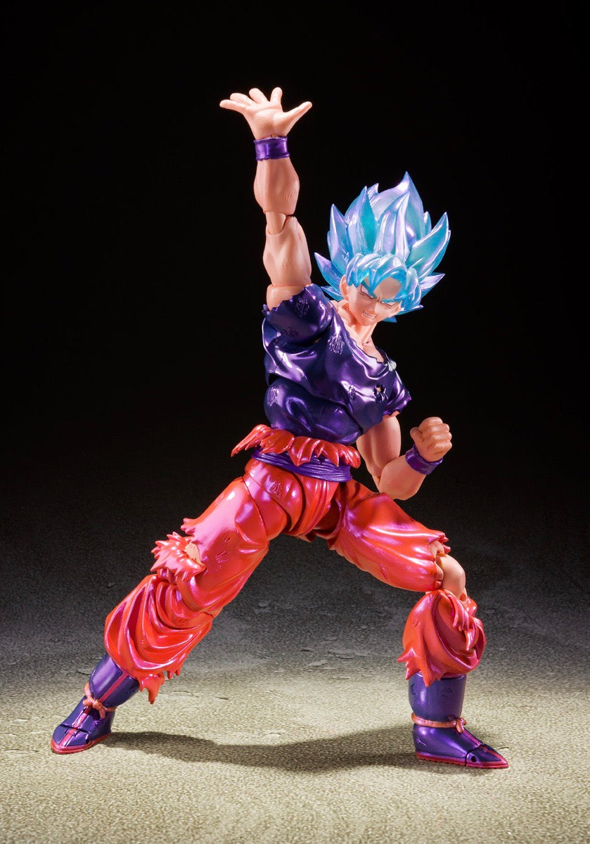 DRAGONBALL SUPER SH FIGUARTS SUPER SAIYAN GOD SUPER SAIYAN SON GOKU KAIO-KEN - Event Exclusive Color Edition