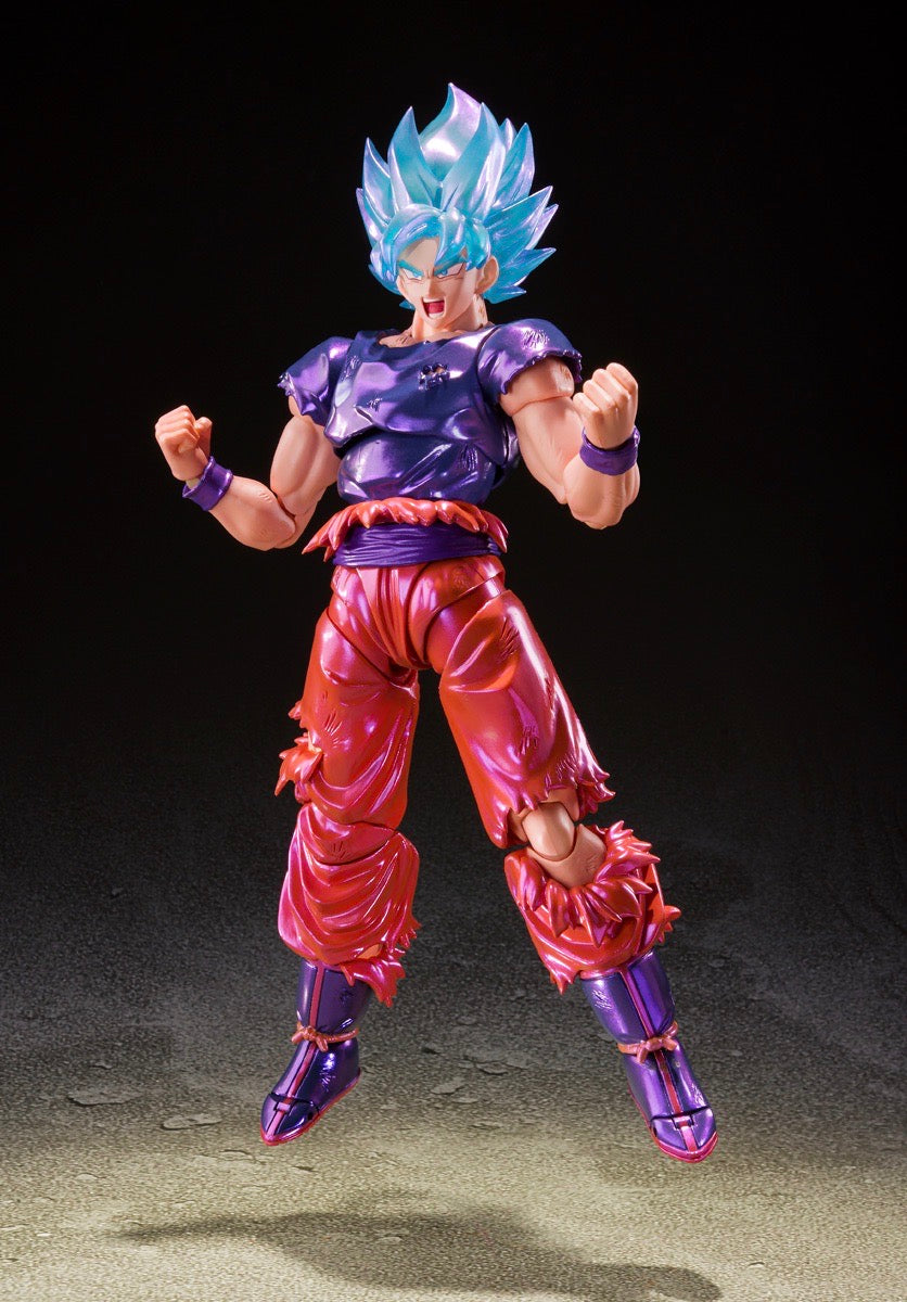 DRAGONBALL SUPER SH FIGUARTS SUPER SAIYAN GOD SUPER SAIYAN SON GOKU KAIO-KEN - Event Exclusive Color Edition