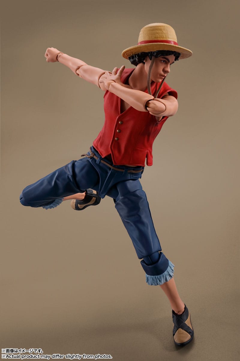 One Piece SH Figuarts Action Figure D. Luffy - Netflix