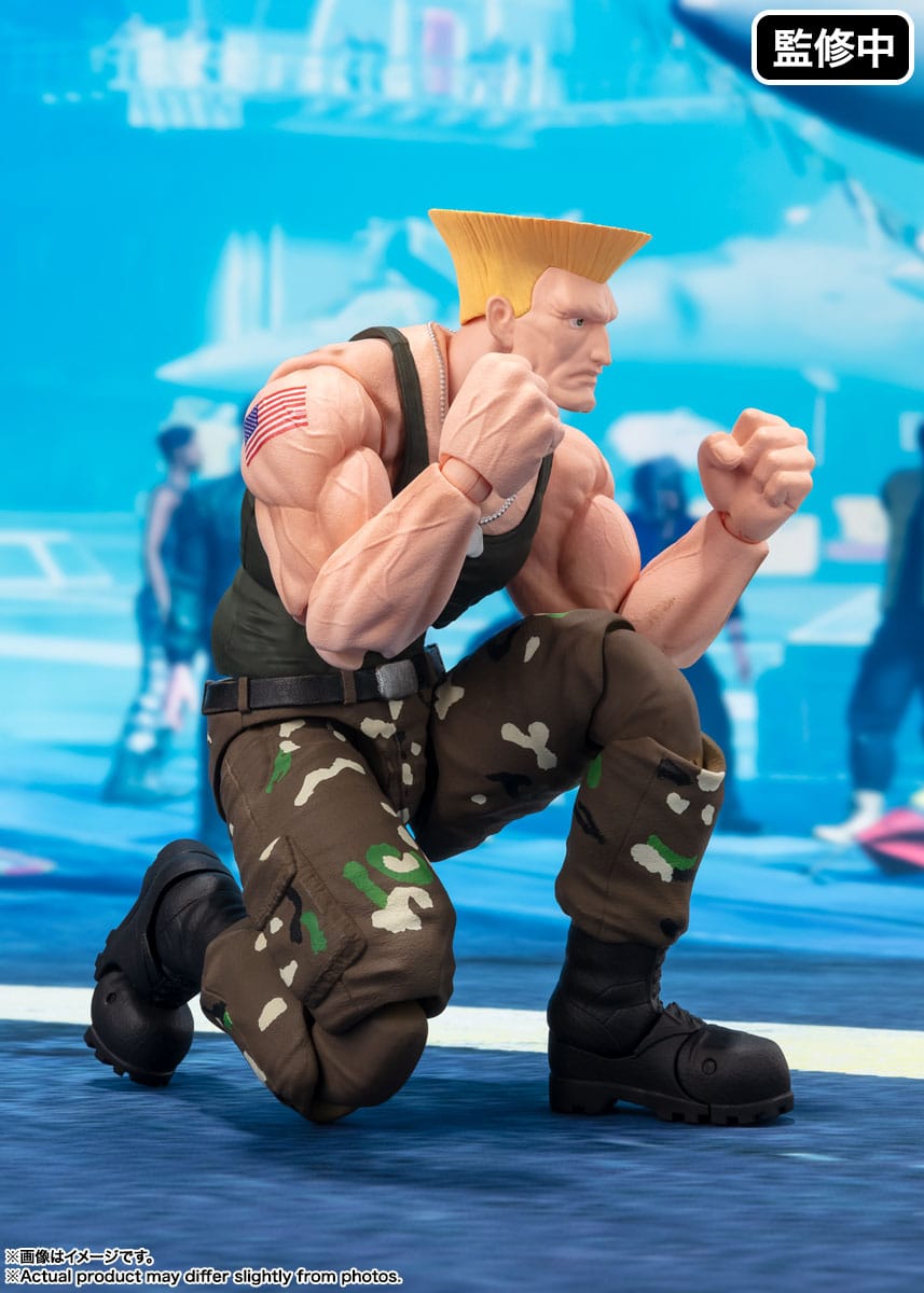 Street Fighter SH Figuarts Action Figure Guile - Outfit 2