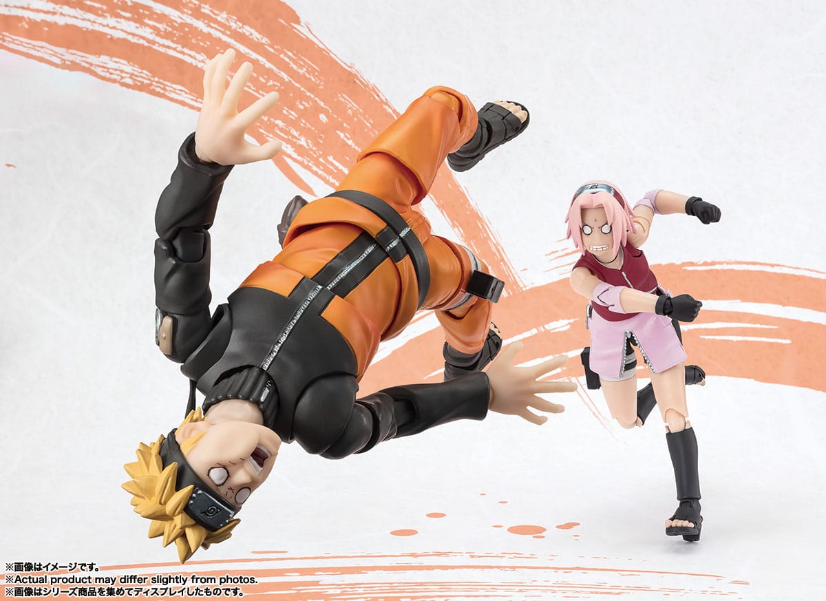 Naruto Shippuden SH Figuarts Action Figure Sakura Haruno Naruto OP99 Edition