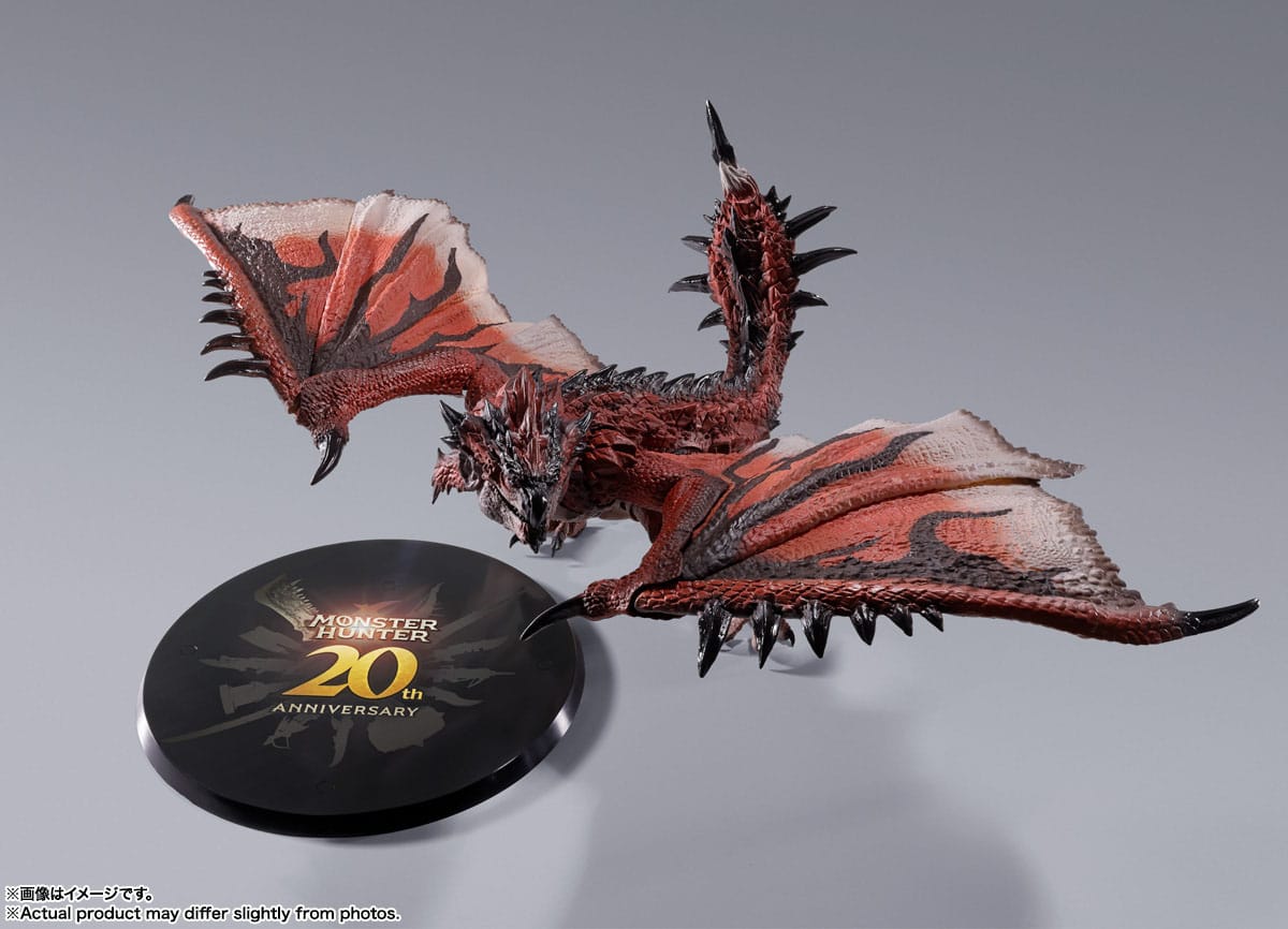Monster Hunter SH MonsterArts Action Figure Rathlos 20th Anniversary Edition