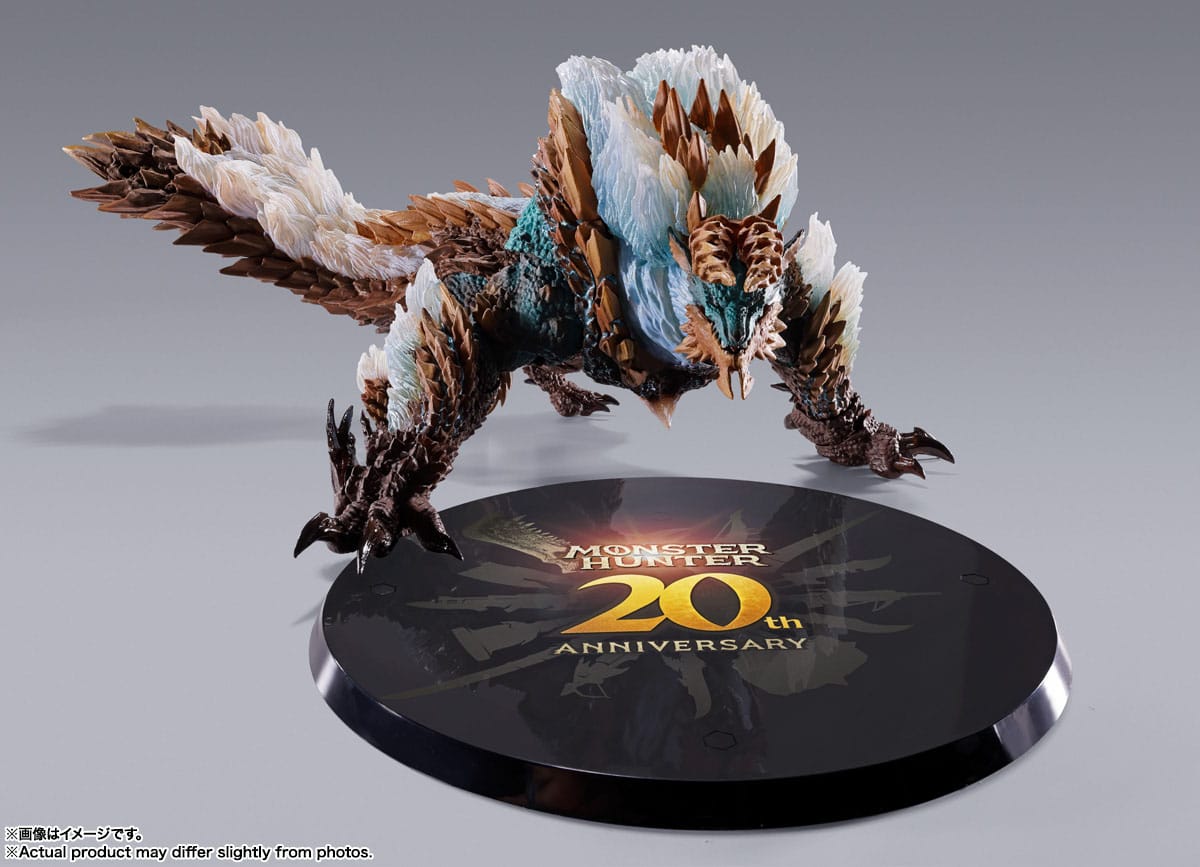 Monster Hunter SH MonsterArts Action Figure Zinogre 20th Anniversary Edition