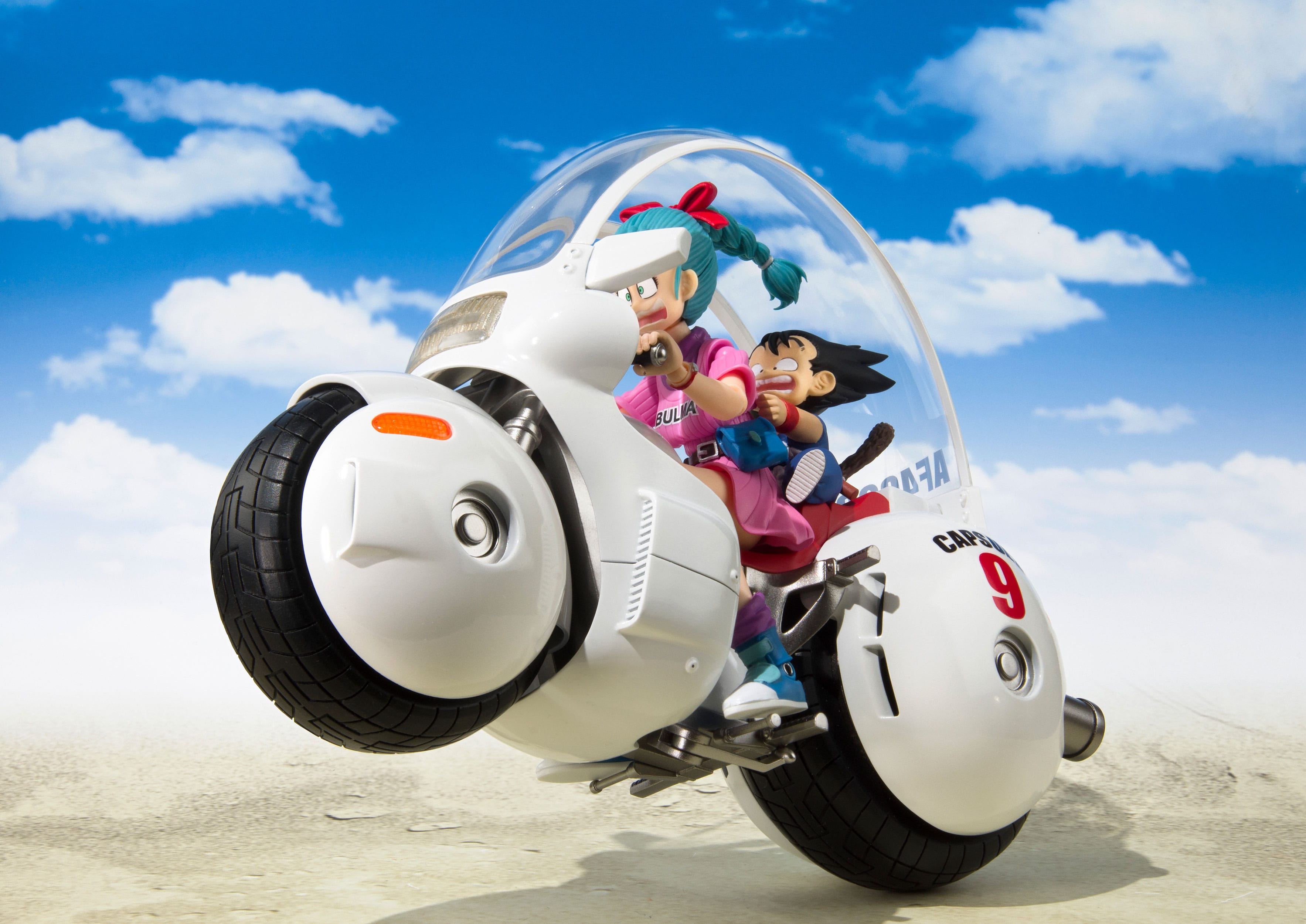 DRAGON BALL SH Figuarts Vehicle with Figure Bulma's Motorcycle Hoipoi Capsule No. 9