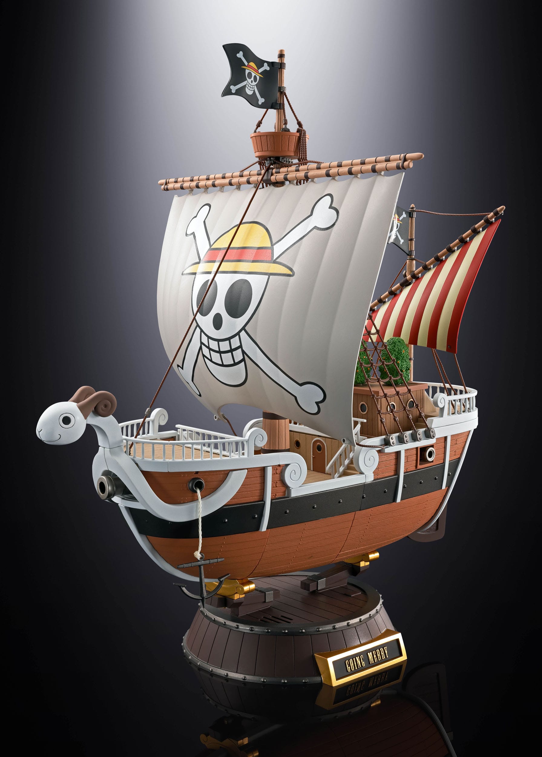One Piece Soul of Chogokin Diecast Action Figure Going Merry 25th Anniversary Memorial Edition