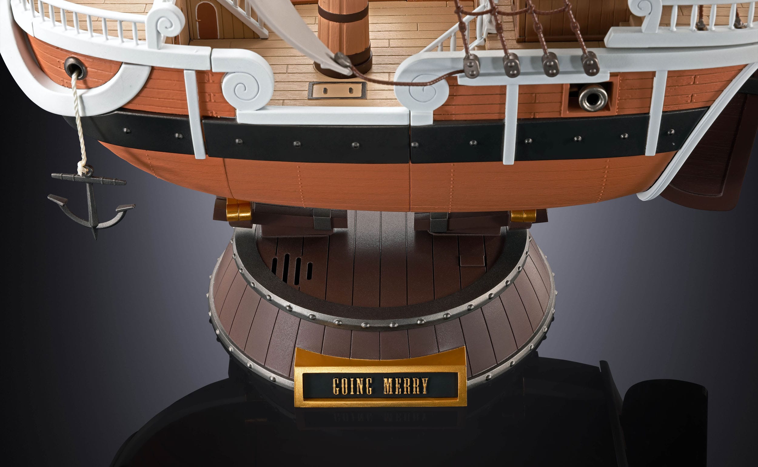 One Piece Soul of Chogokin Diecast Action Figure Going Merry 25th Anniversary Memorial Edition