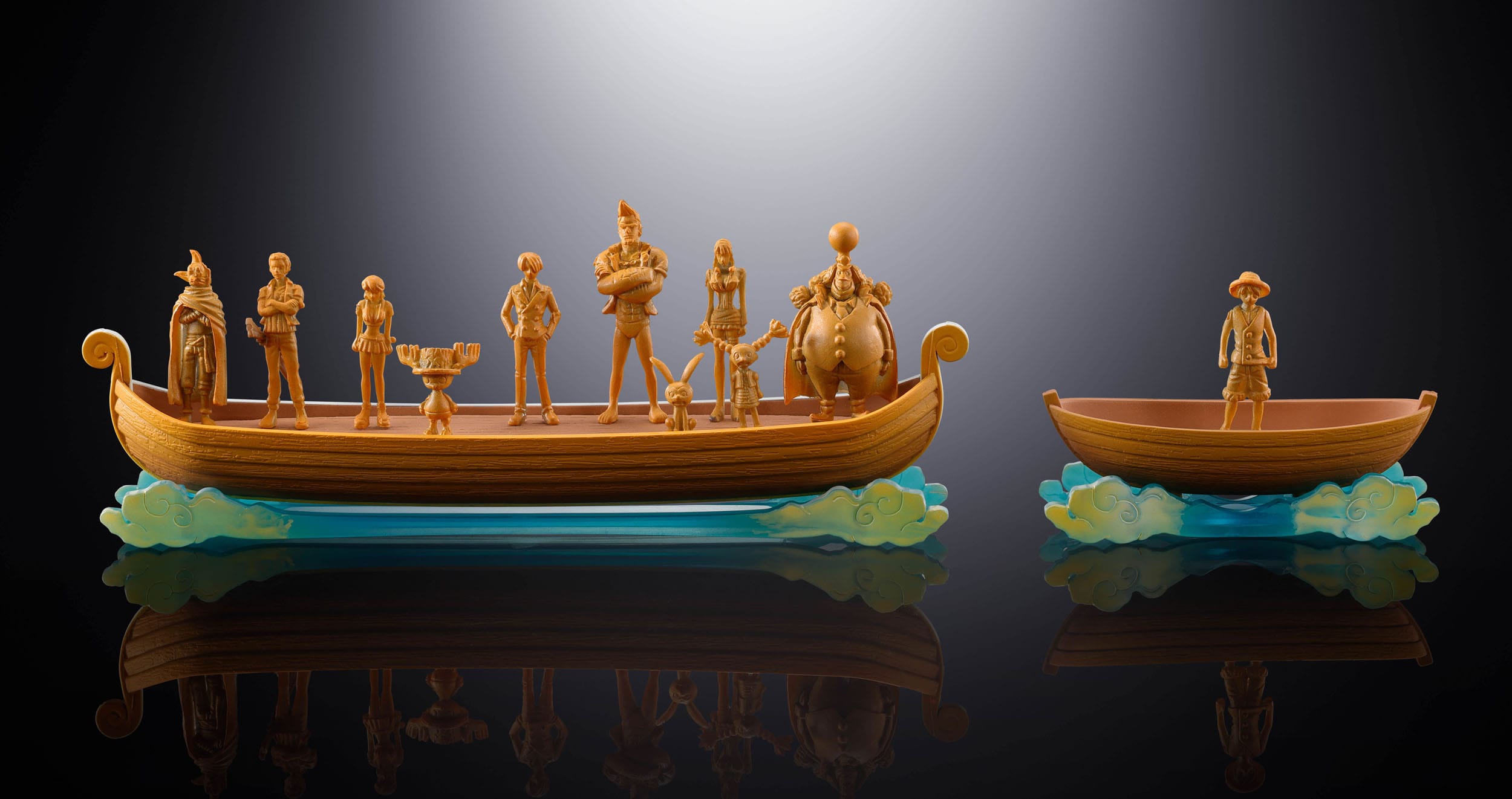 One Piece Soul of Chogokin Diecast Action Figure Going Merry 25th Anniversary Memorial Edition