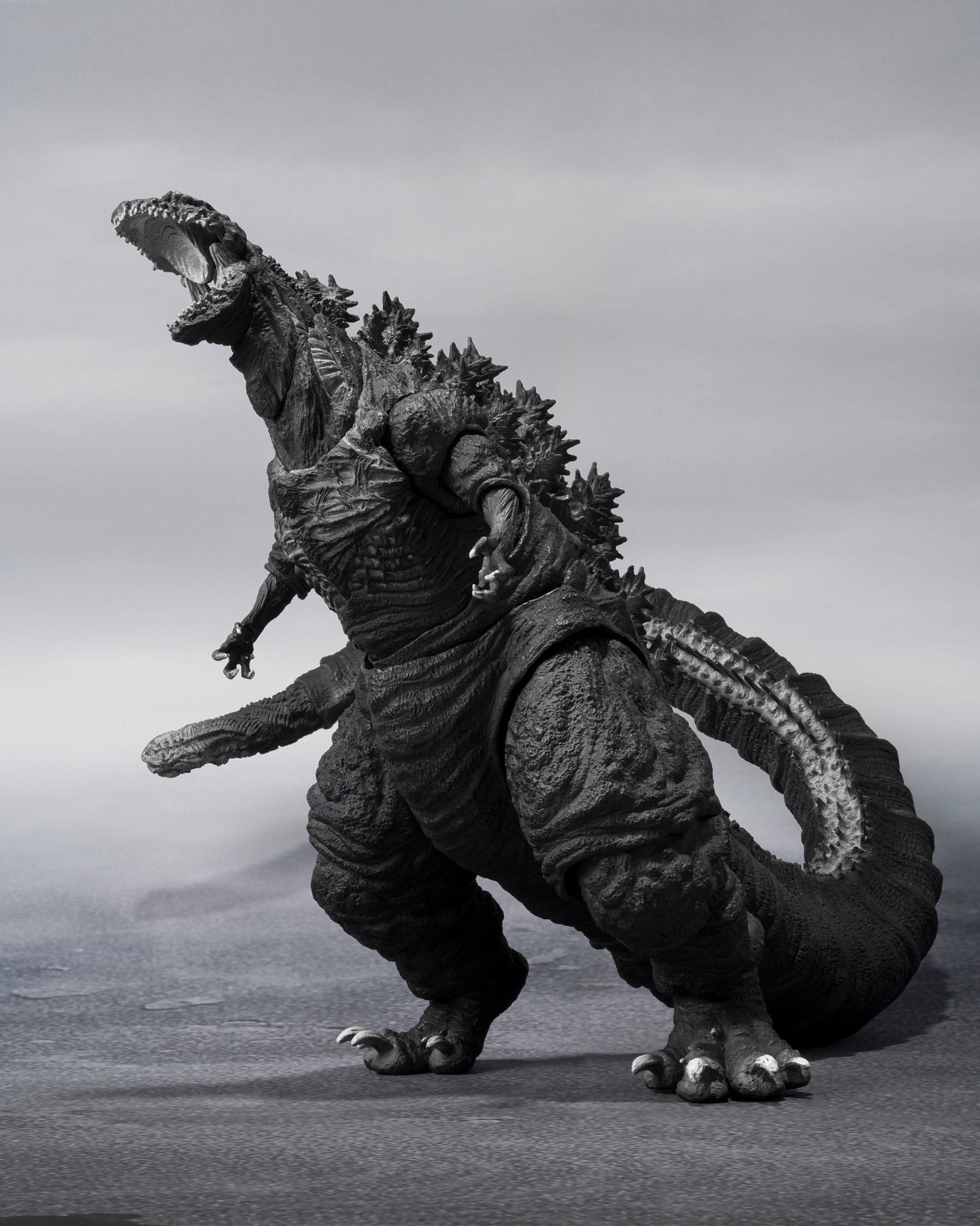 Godzilla SH MonsterArts Action Figure Godzilla (2016) The Fourth Orthochromatic Version