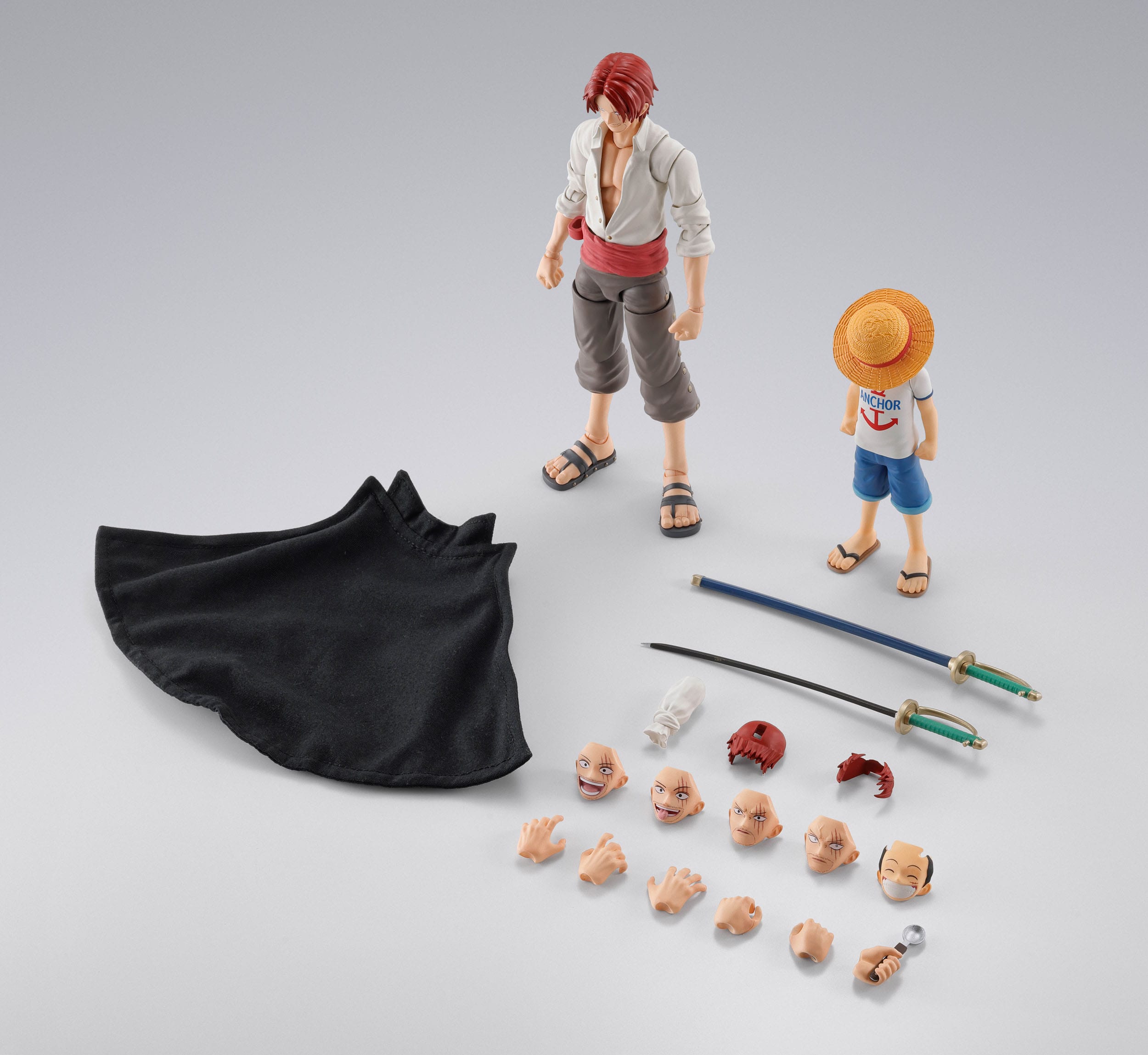 One Piece SH Figuarts Action Figure 2-Pack Shanks & Monkey D. Luffy Childhood Ver.