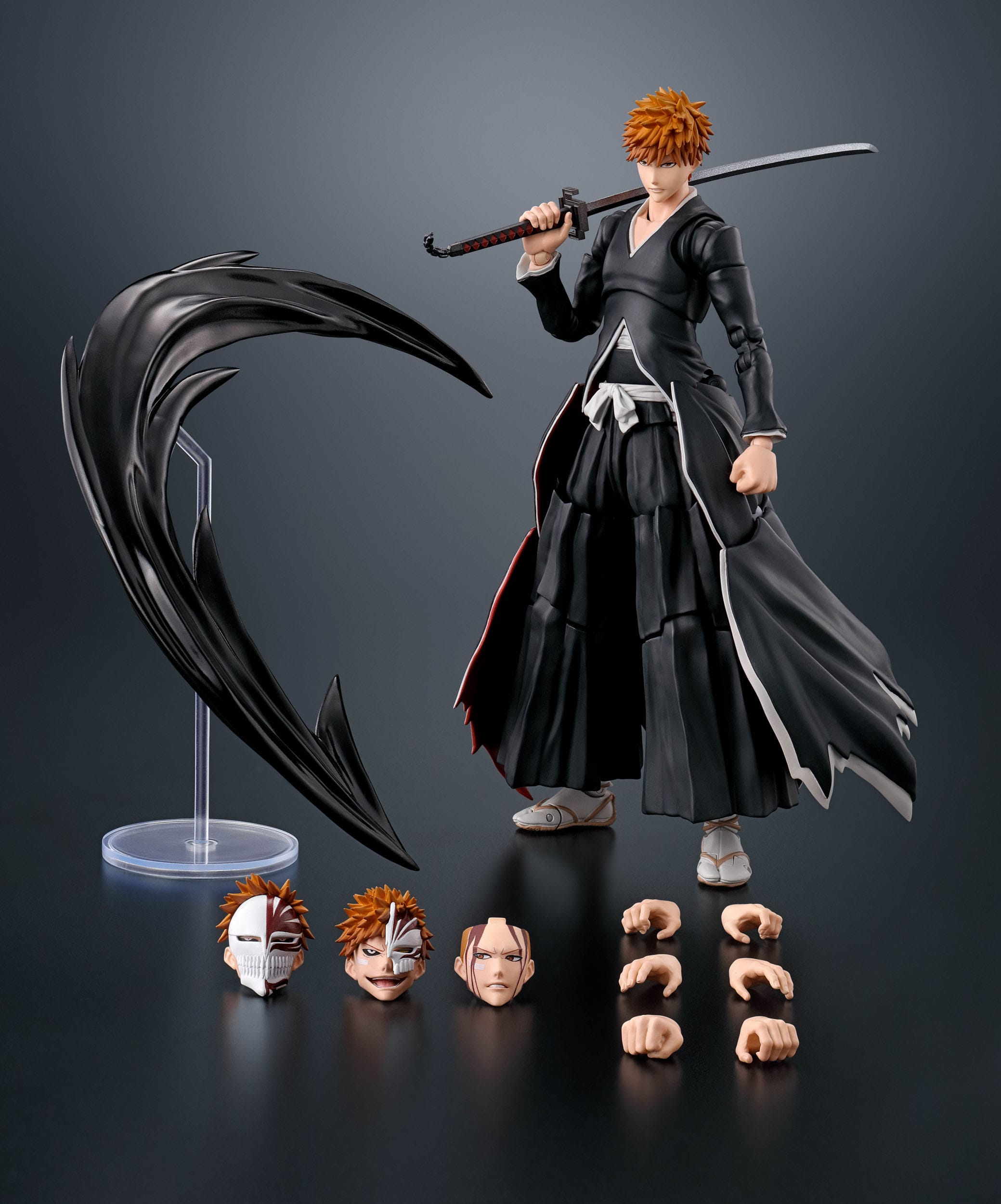 Bleach SH Figuarts Action Figure Ichigo Kurosaki Getsugatensho