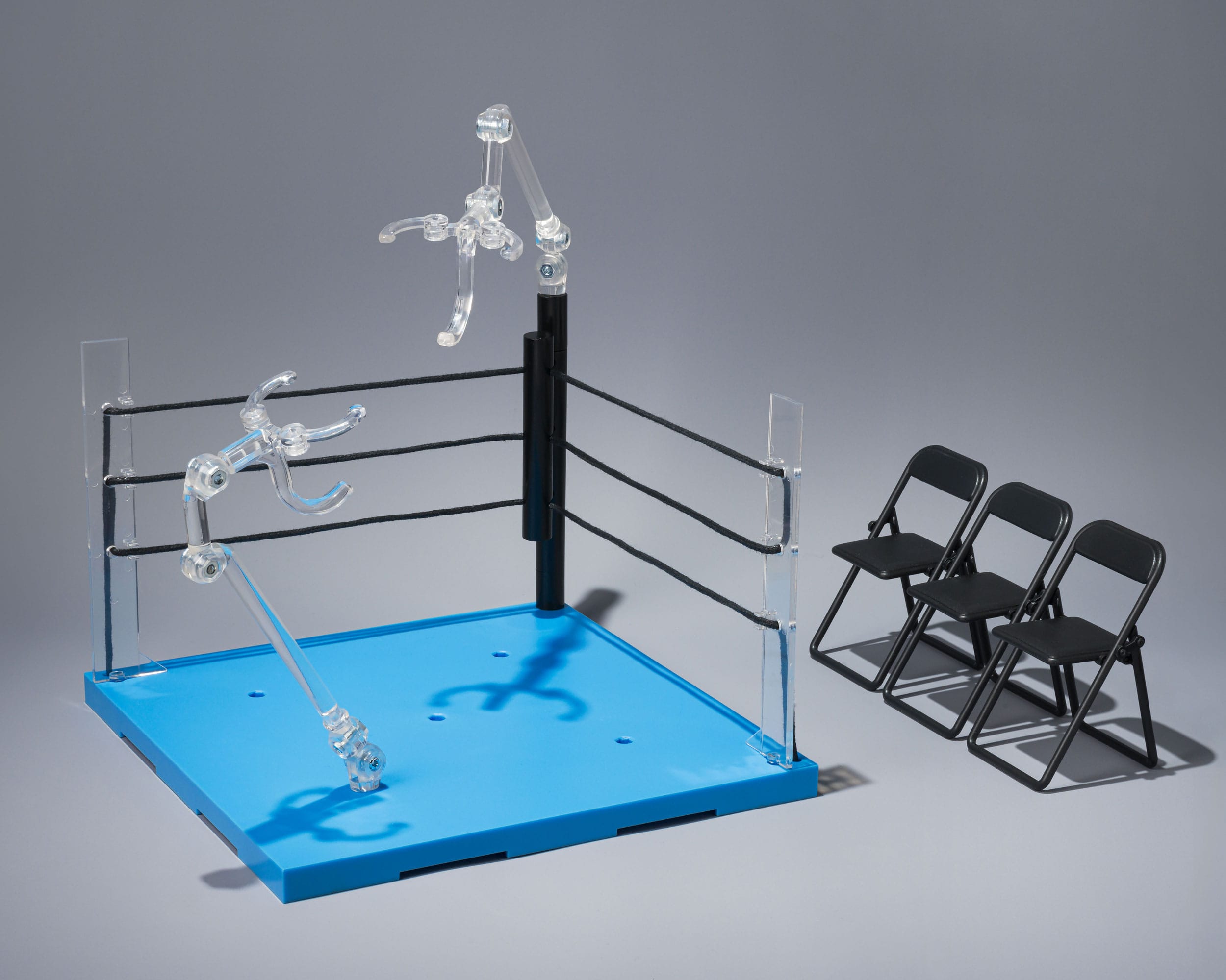 *PRE ORDER* Tamashii Stage Action Figure Accessory Act Ring Corner & Folding Chair Set Neutral Ver. (ETA MARCH)