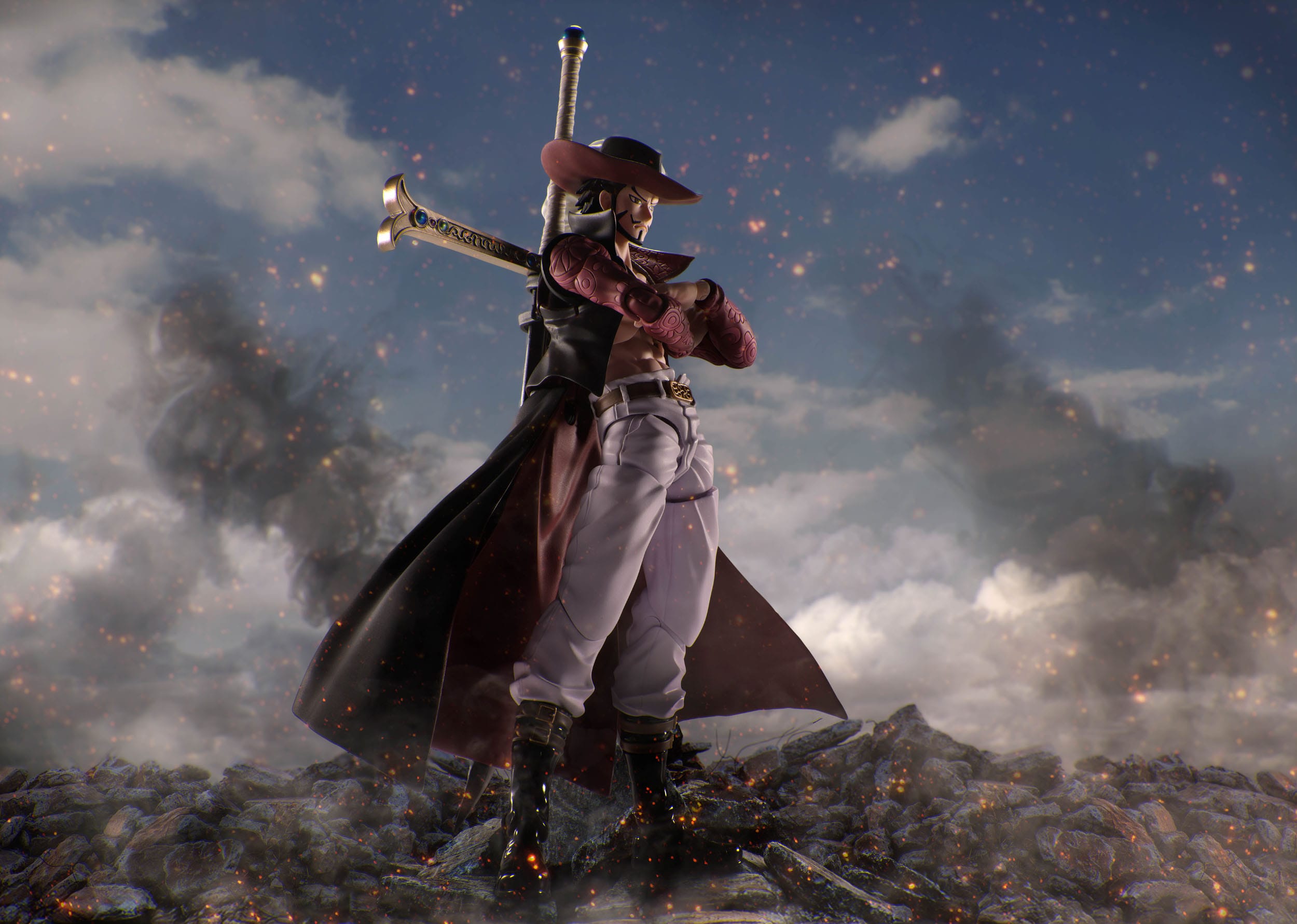 One Piece SH Figuarts Action Figure Dracule Mihawk Hawkeye