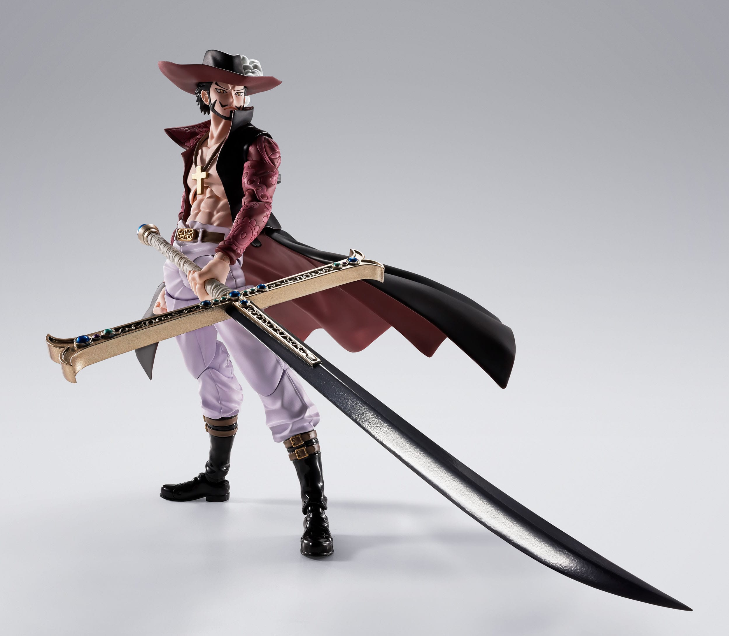 *PRE ORDER* One Piece SH Figuarts Action Figure Dracule Mihawk Hawkeye (ETA FEBRUARY)