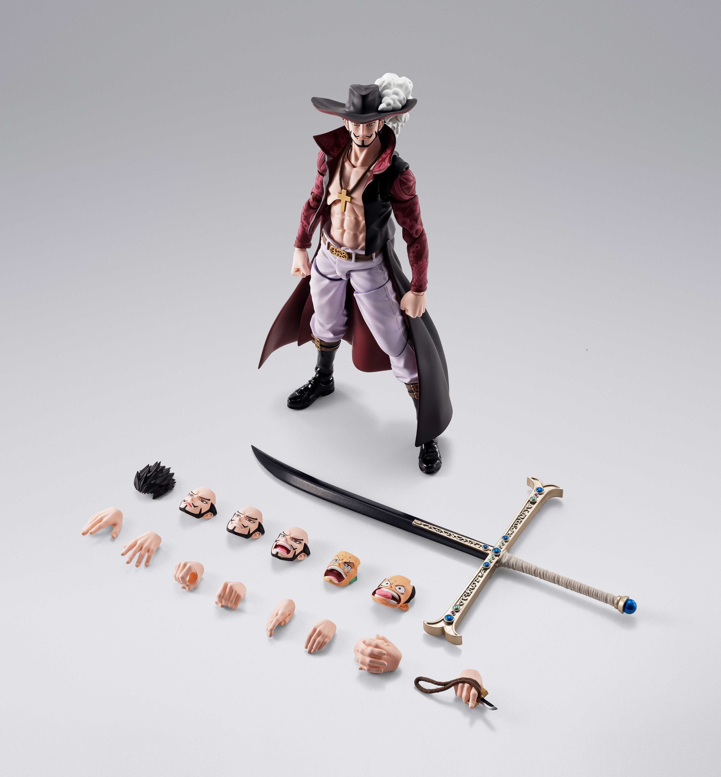 *PRE ORDER* One Piece SH Figuarts Action Figure Dracule Mihawk Hawkeye (ETA FEBRUARY)