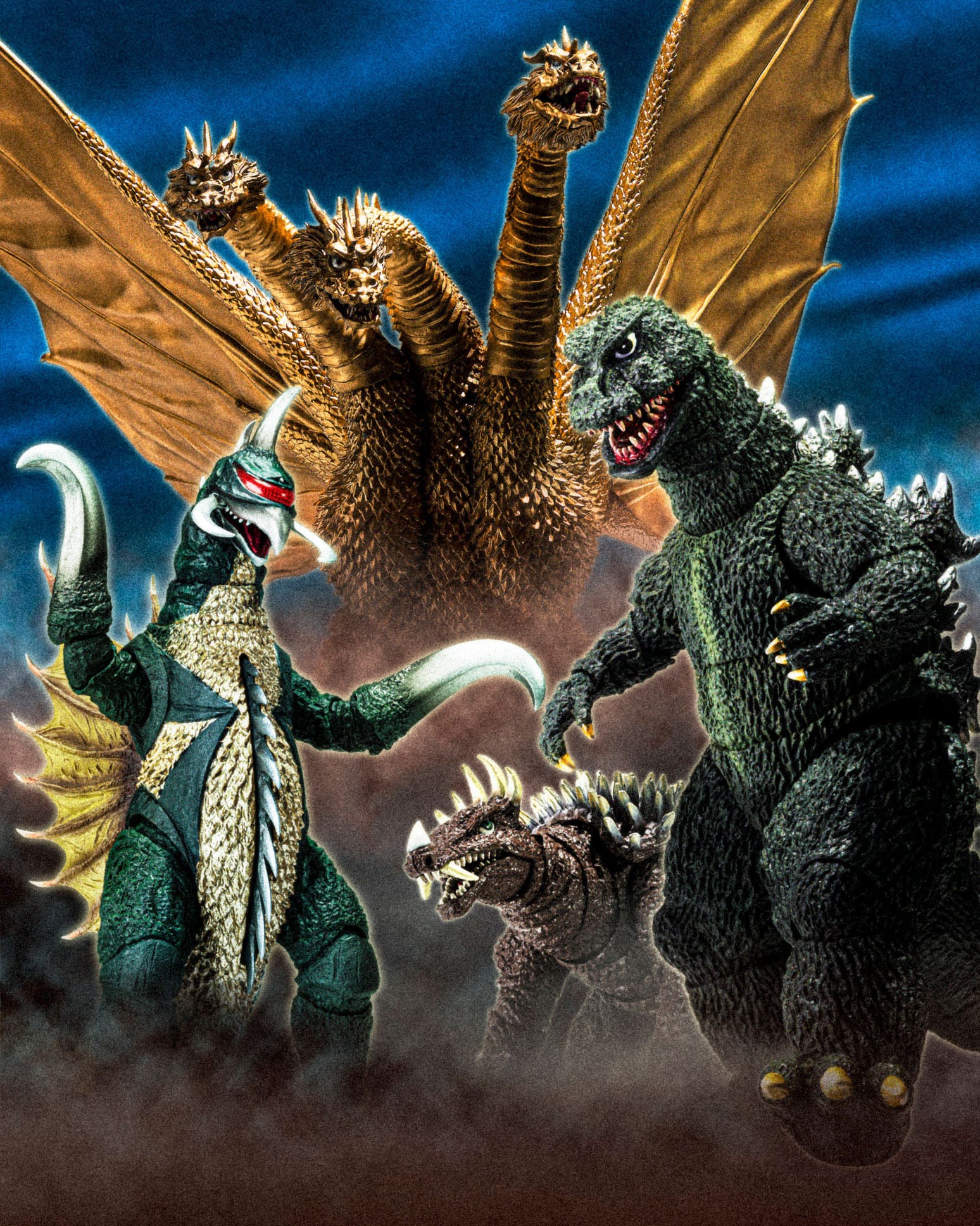 Godzilla SH Monster Arts Action Figure King Ghidora 1972 (ETA JANUARY)