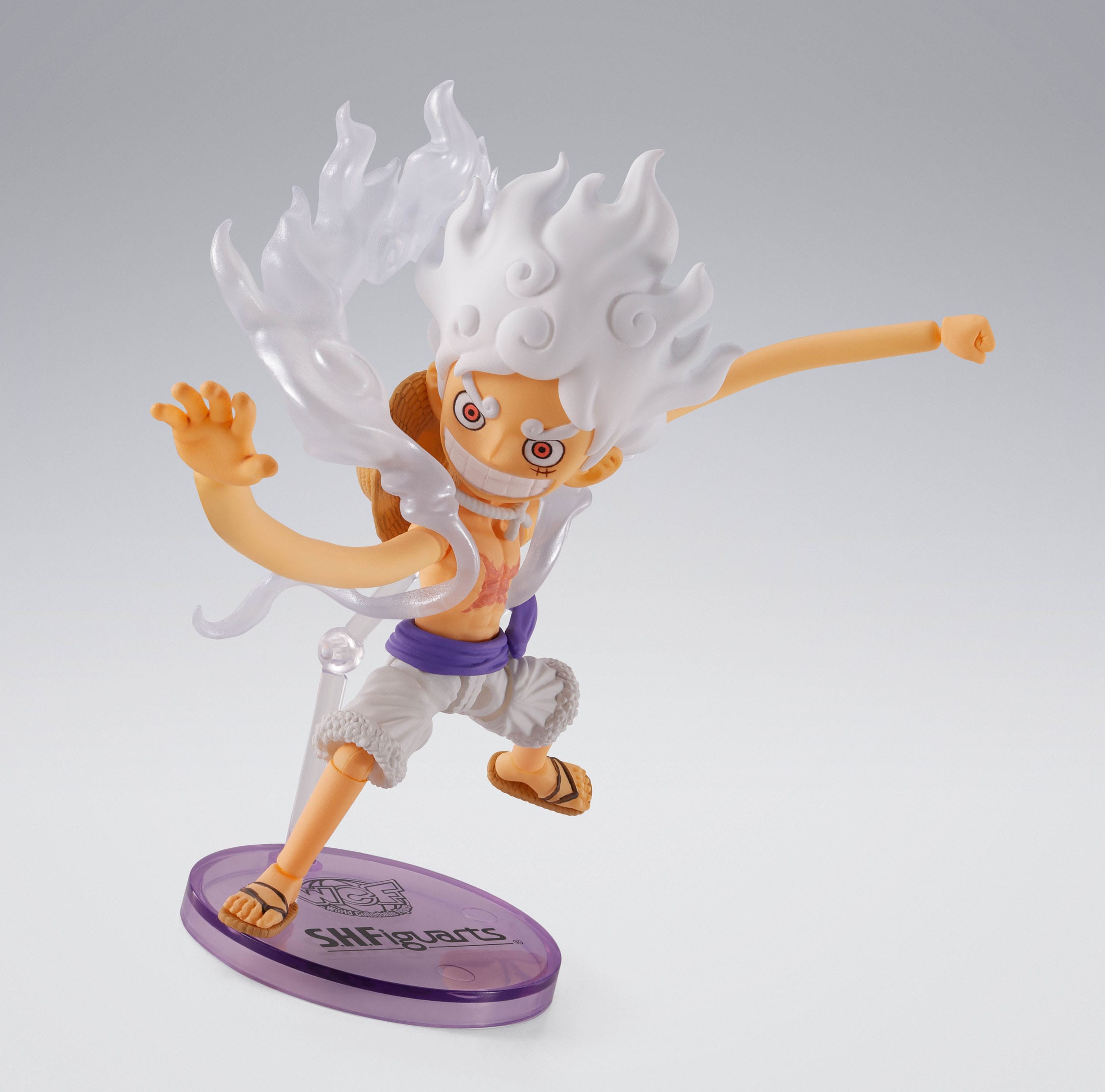 *PRE ORDER* One Piece World Collactable Figures x SH Figuarts Action Figure Monkey D. Luffy Gear 5 (ETA APRIL)