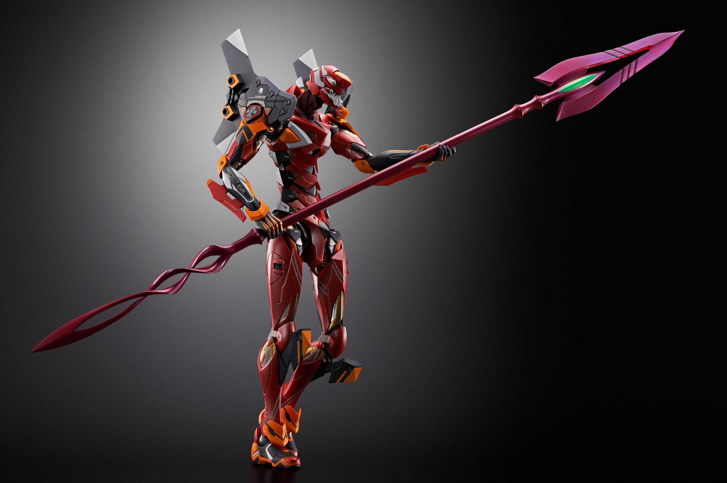 *PRE ORDER* Neon Genesis Evangelion Metal Build Action Figure Eva Production Model-02 30th with the Spear of Cassius (ETA AUGUST)