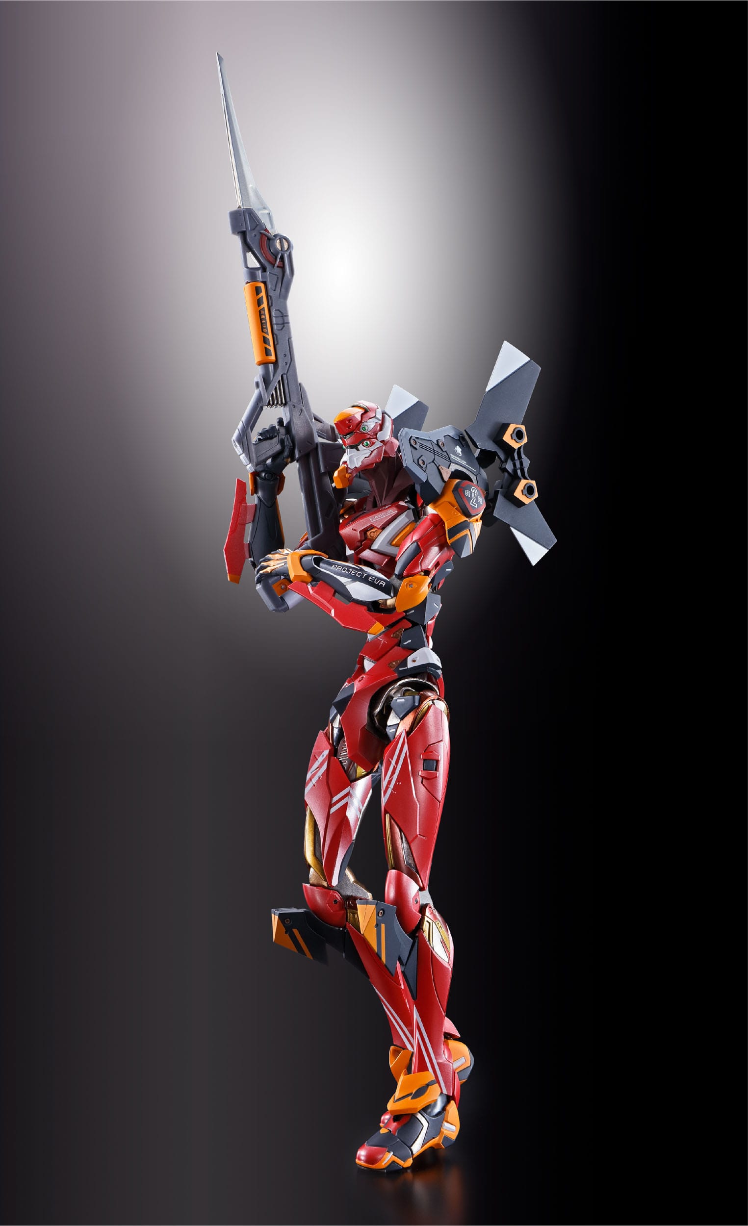*PRE ORDER* Neon Genesis Evangelion Metal Build Action Figure Eva Production Model-02 30th with the Spear of Cassius (ETA AUGUST)