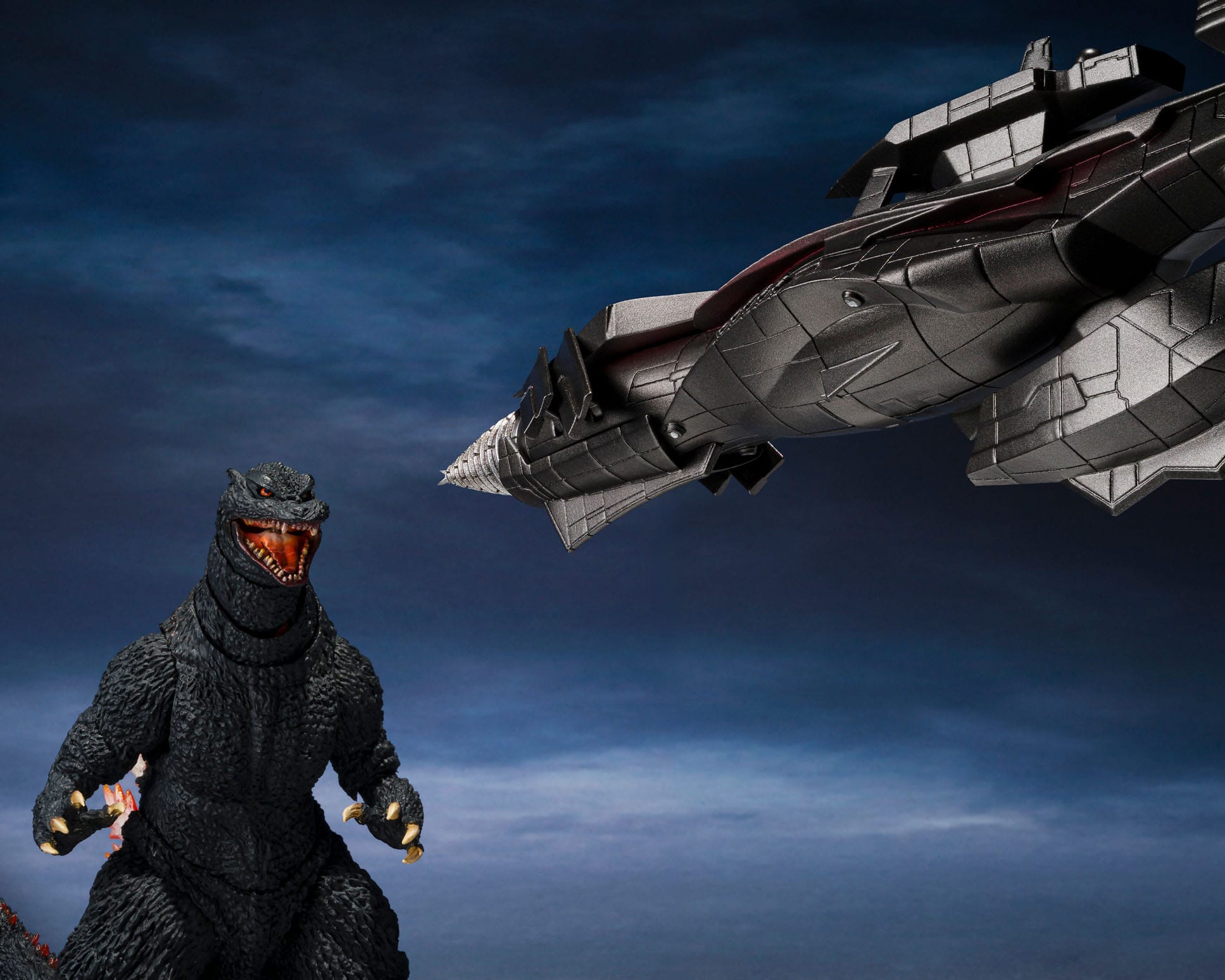 *PRE ORDER* Godzilla: Final Wars SH MonsterArts Action Figure Godzilla Heat Ray Ver. vs. New Gotengo (ETA JULY)