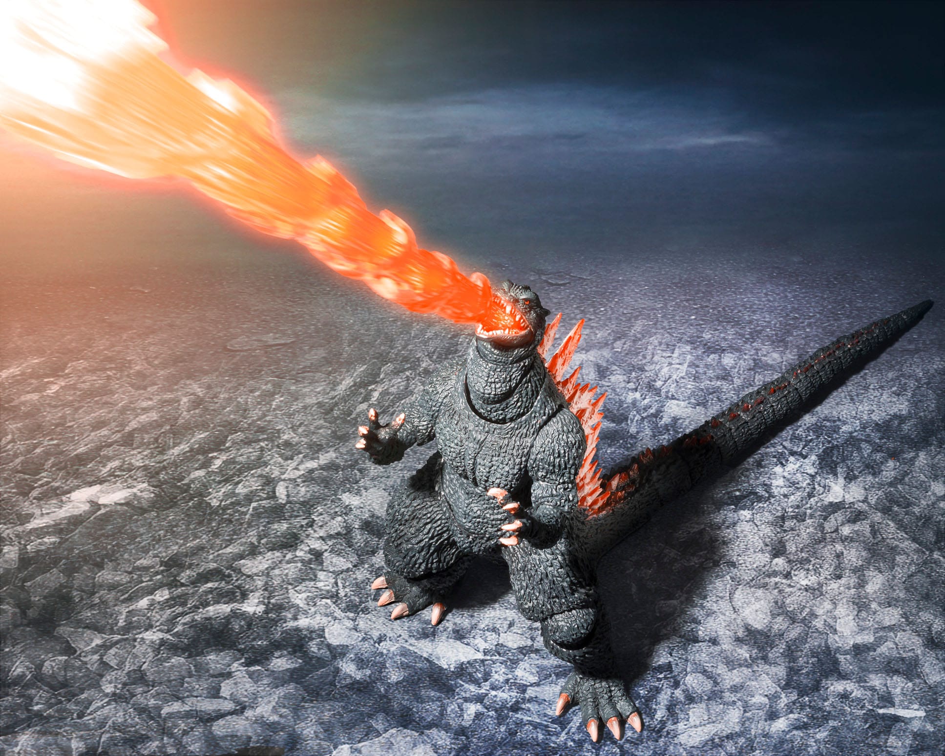 *PRE ORDER* Godzilla: Final Wars SH MonsterArts Action Figure Godzilla Heat Ray Ver. vs. New Gotengo (ETA JULY)