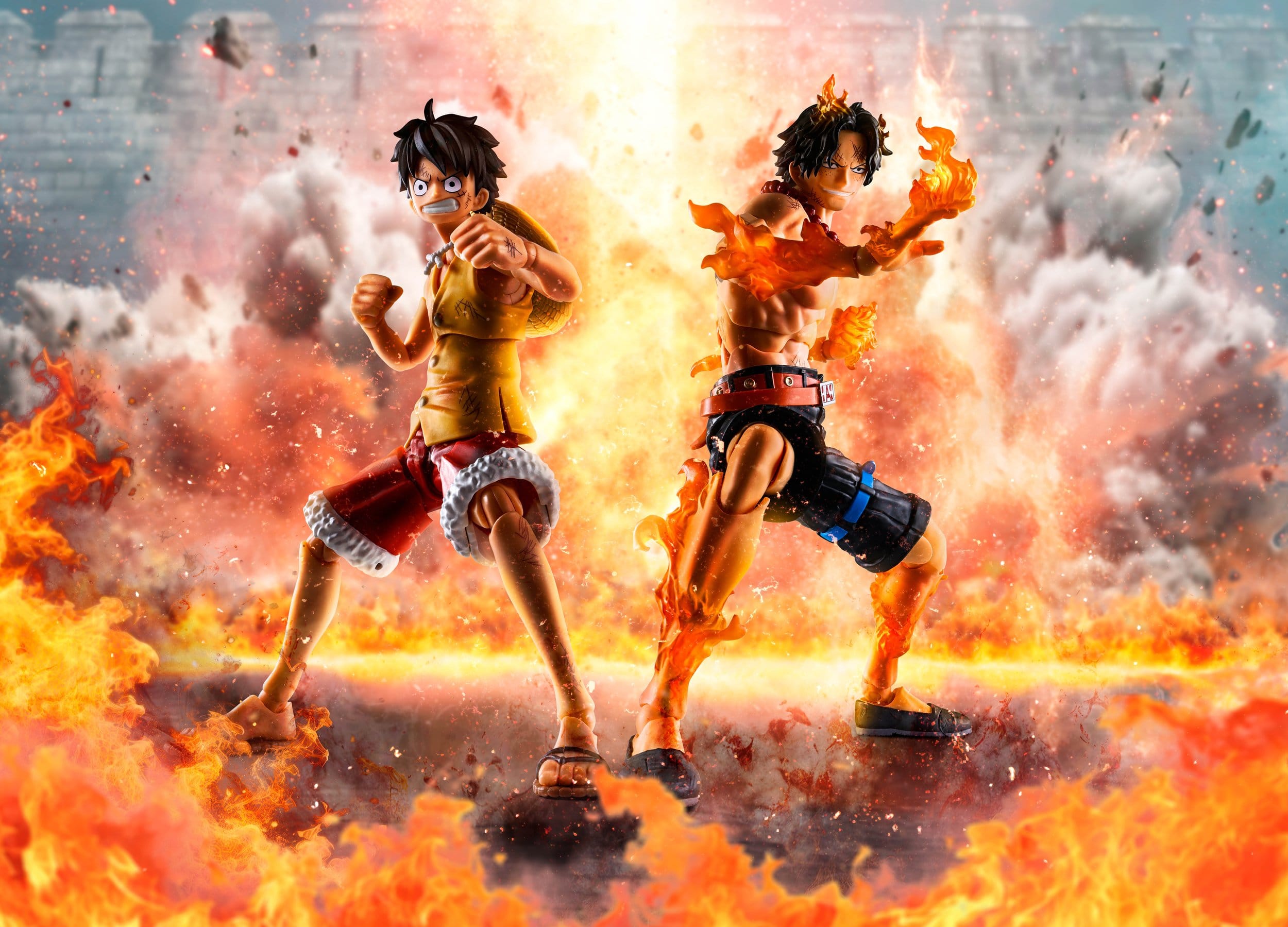 One Piece SH Figuarts Action Figure Portgas D. Ace - Marineford