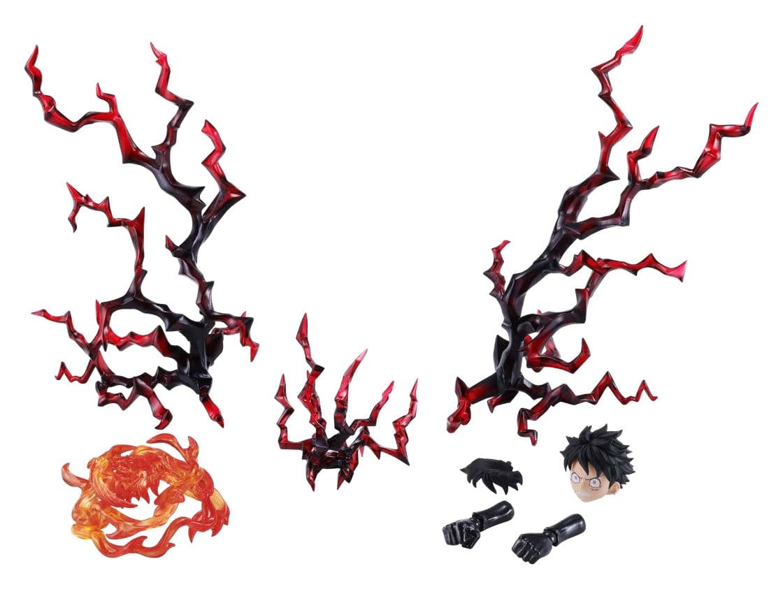One Piece SH Figuarts Accessory Set Monkey D. Luffy - Two Years Later Option Parts Set