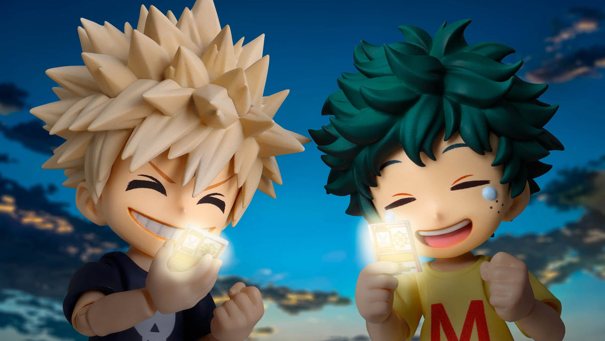 My Hero Academia SH Figuarts Action Figure Izuku Midoriya & Katsuki Bakugo - Childhood Set
