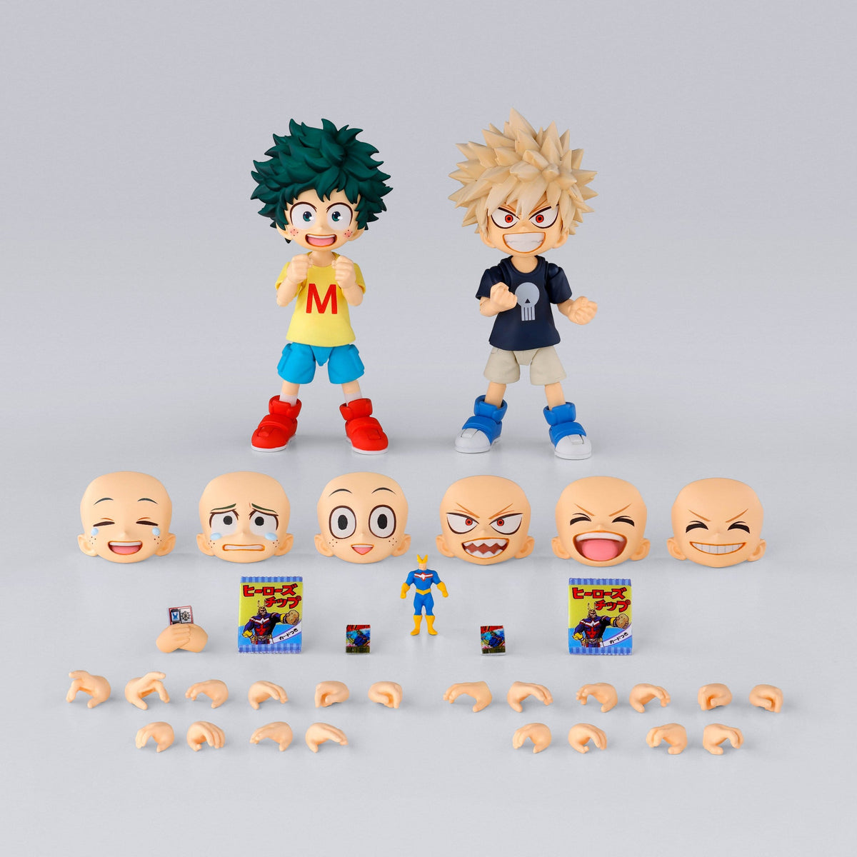 My Hero Academia SH Figuarts Action Figure Izuku Midoriya & Katsuki Bakugo - Childhood Set