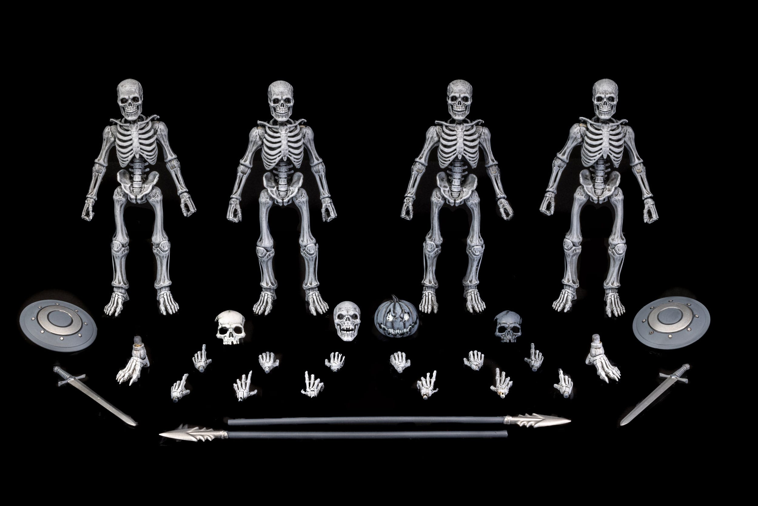 Four Horsemen Studios - Graveyard Skeletons Action Figures 4-Pack Graveyard Skeletons