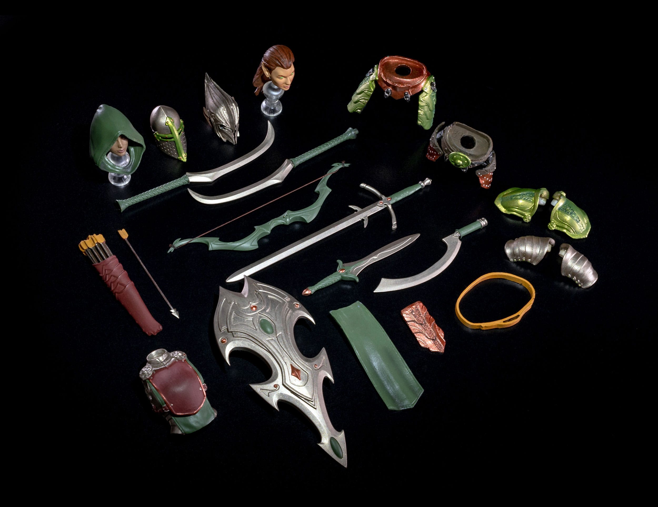 Mythic Legions: Aetherblade Action Figure Accessory Female Elf Builder Deluxe