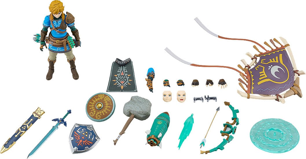 The Legend of Zelda Tears of the Kingdom Figma Action Figure Link Tears of the Kingdom Ver. DX Edition