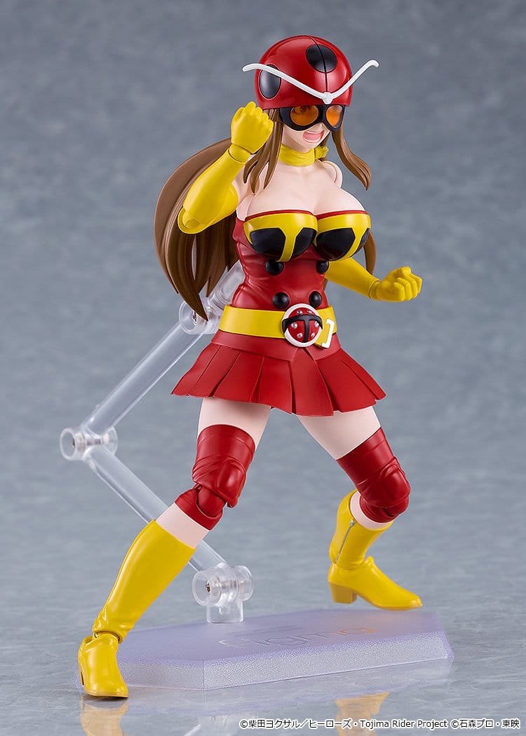 Tojima Wants to Be a Kamen Rider Figma Action Figure Yuriko Okada (Electro-Wave Human Tackle Ver.)