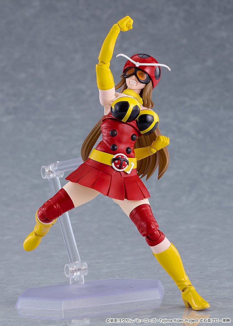 Tojima Wants to Be a Kamen Rider Figma Action Figure Yuriko Okada (Electro-Wave Human Tackle Ver.)