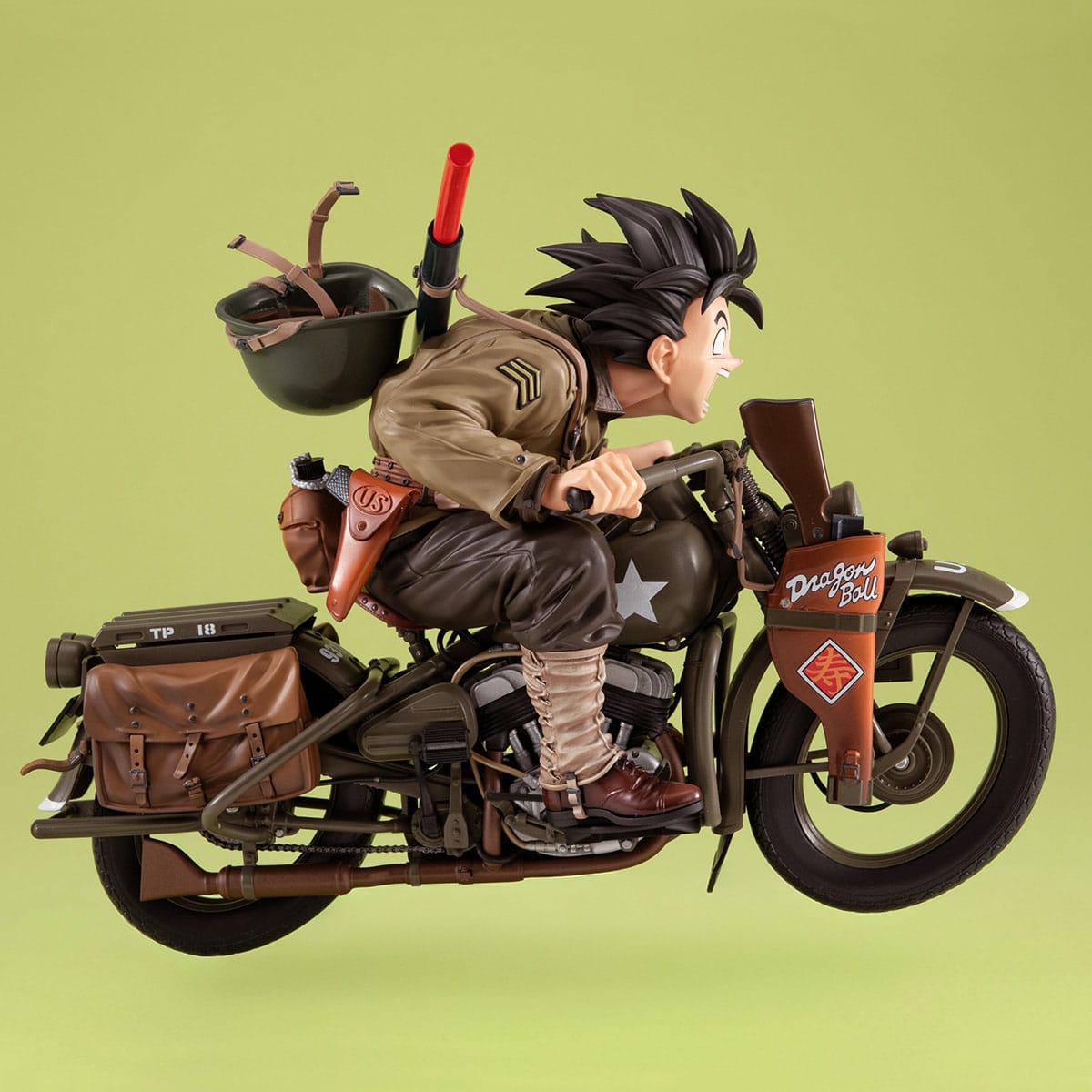 *PRE ORDER* Dragonball Z Desktop Real McCoy PVC Diorama Son Goku & Bike (ETA JULY)