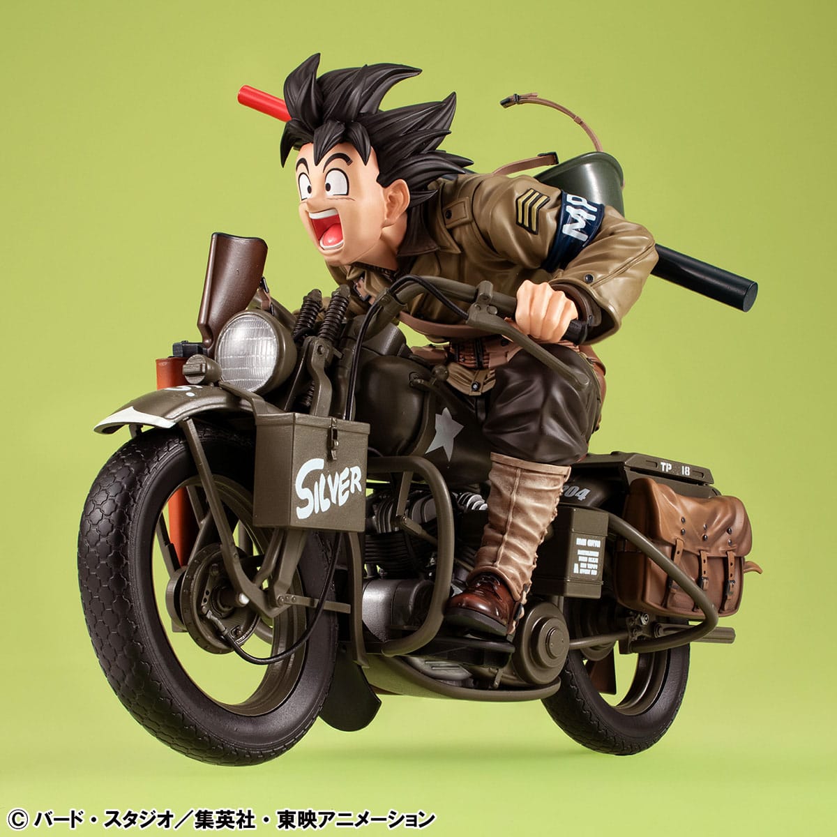 *PRE ORDER* Dragonball Z Desktop Real McCoy PVC Diorama Son Goku & Bike (ETA JULY)