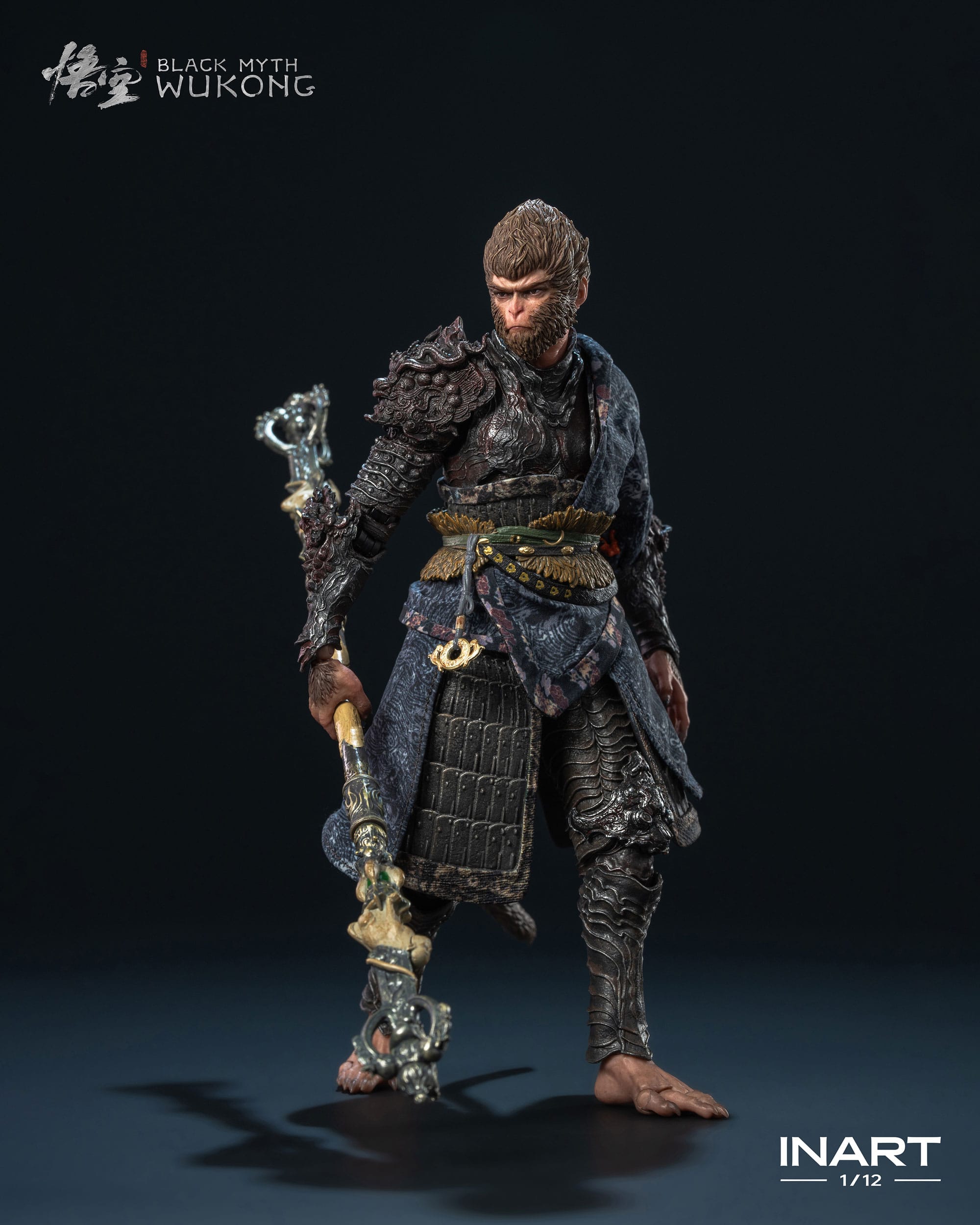 Black Myth: Wukong Action Figure 1/12 The Destined One in the Bronze Armor Set Deluxe Ver.