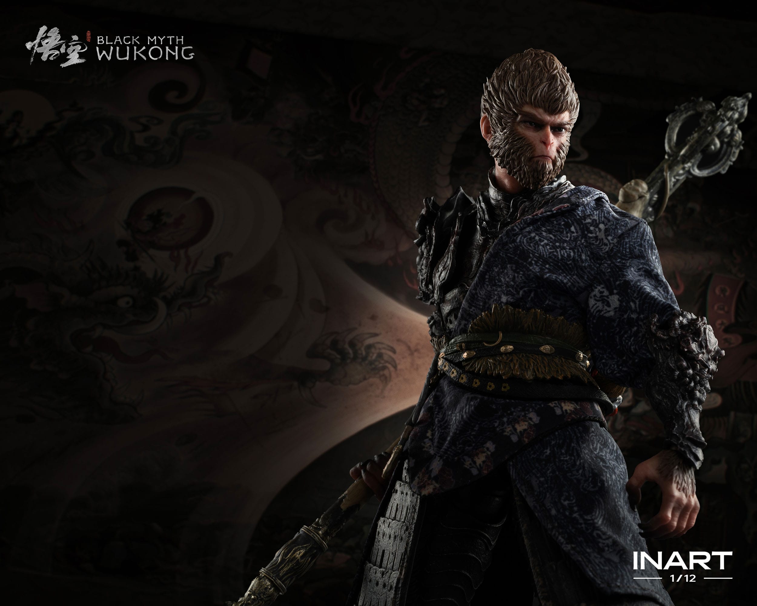 Black Myth: Wukong Action Figure 1/12 The Destined One in the Bronze Armor Set Deluxe Ver.