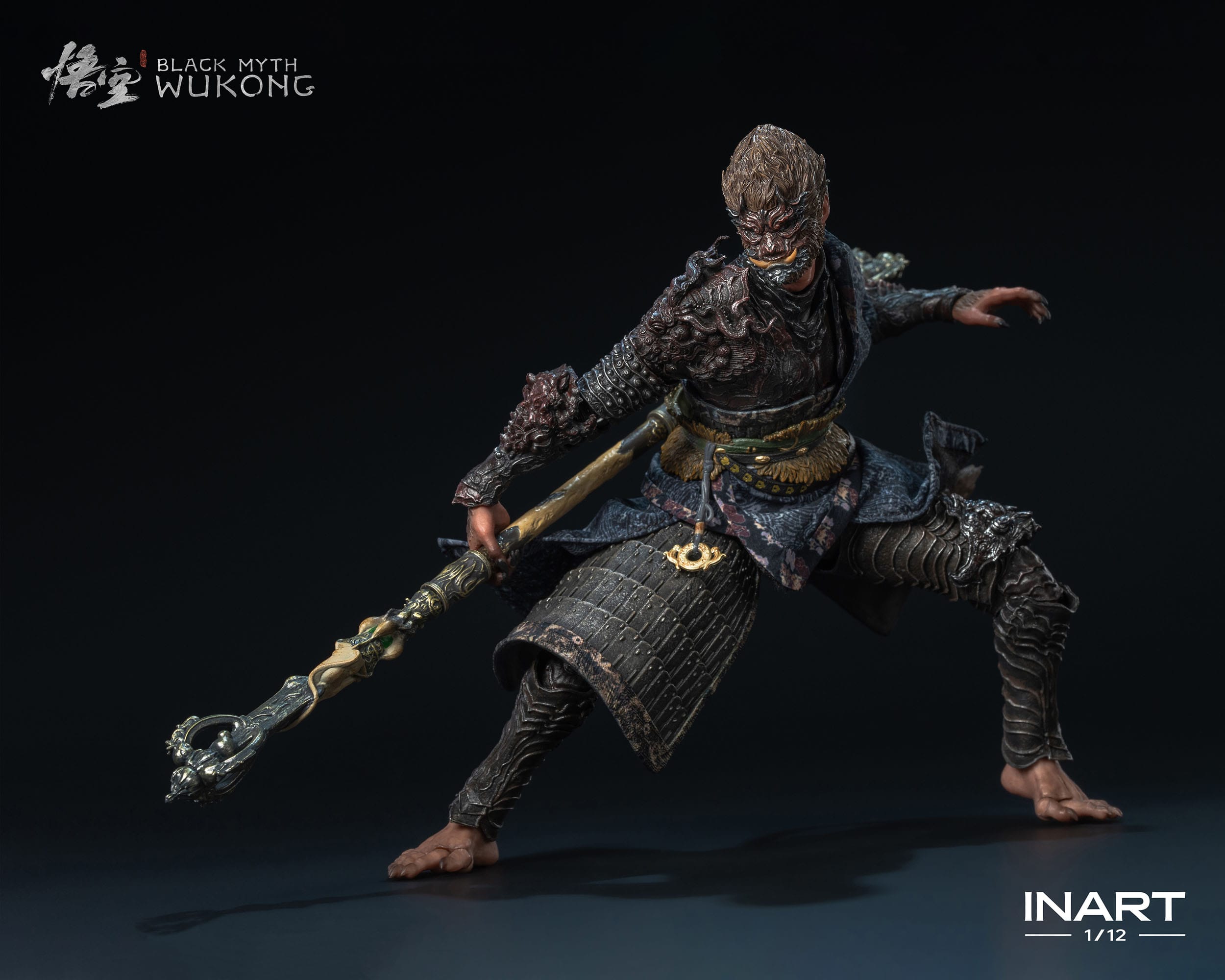 Black Myth: Wukong Action Figure 1/12 The Destined One in the Bronze Armor Set Deluxe Ver.