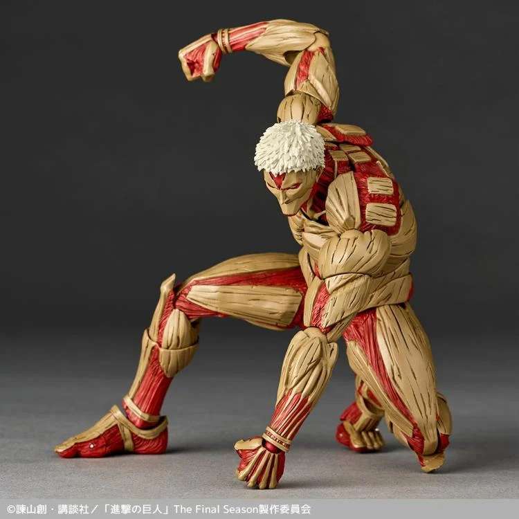 *PRE ORDER* Attack on Titan Amazing Yamaguchi Revoltech NR069 Armored Titan (Reiner Braun) Action Figure Rerun (ETA JUNE)