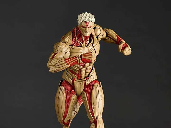 *PRE ORDER* Attack on Titan Amazing Yamaguchi Revoltech NR069 Armored Titan (Reiner Braun) Action Figure Rerun (ETA JUNE)