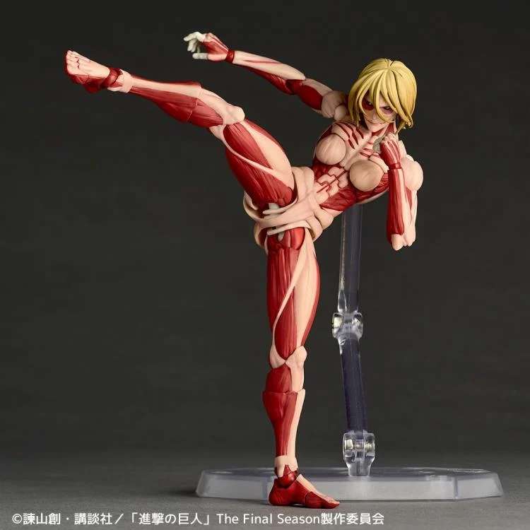 Attack on Titan Amazing Yamaguchi Revoltech NR068 Female Titan - Annie Leonhart Action Figure