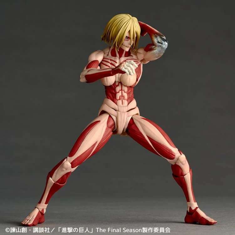 *PRE ORDER* Attack on Titan Amazing Yamaguchi Revoltech NR068 Female Titan - Annie Leonhart Action Figure Rerun (ETA JUNE)