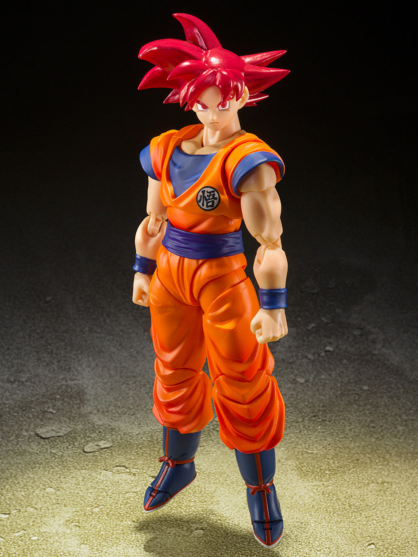 DRAGONBALL SUPER SH FIGUARTS SUPER SAIYAN GOD SON GOKU - SAIYAN GOD OF VIRTUE