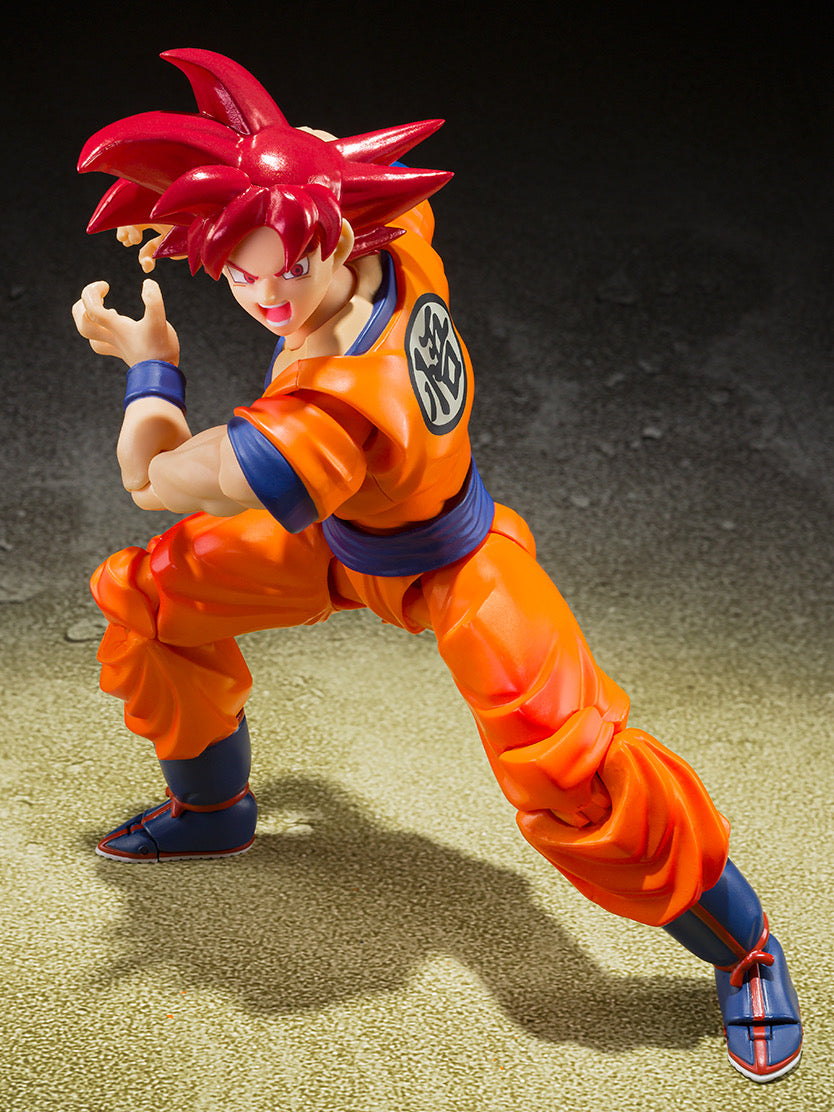 DRAGONBALL SUPER SH FIGUARTS SUPER SAIYAN GOD SON GOKU - SAIYAN GOD OF VIRTUE