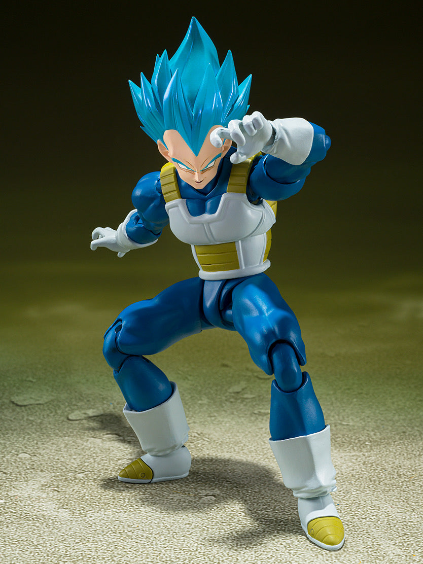 DRAGONBALL SUPER SH FIGUARTS Vegeta Super Saiyan Blue - UNWAVERING SAIYAN PRIDE