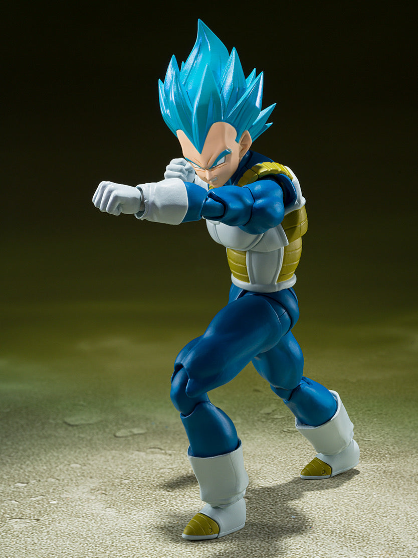 DRAGONBALL SUPER SH FIGUARTS Vegeta Super Saiyan Blue - UNWAVERING SAIYAN PRIDE
