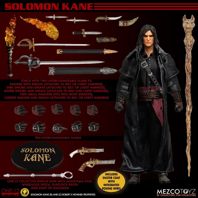 Mezco One:12 Collective Action Figure Solomon Kane
