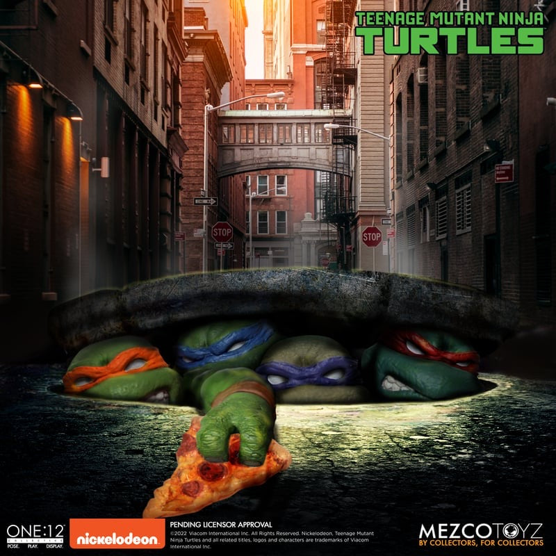 Mezco ONE:12 COLLECTIVE Teenage Mutant Ninja Turtles Deluxe Boxed Set