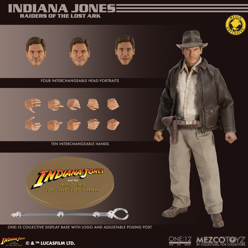 MEZCO ONE:12 COLLECTIVE Indiana Jones: Temple Edition